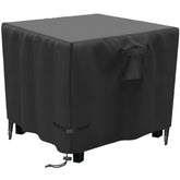 YOWDUTY propane fire pit cover front view protects a 32-inch pit.