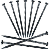 Yowlieu spiral edging stakes securing borders with strong ground grip.