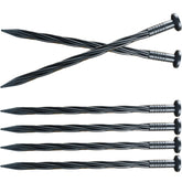 Yowlieu spiral anchoring spike 8-inch secures edging against wind and rain.