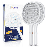 YsChois electric fly swatter handle for quick, fatigue-free swats.