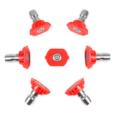 YUEARN red 0-degree nozzle for focused high-pressure cleaning