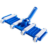 Yufafa pool vacuum head with wheels glides smoothly for easier debris pickup