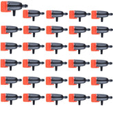 Yulaiyoen garden dripper emitters on a hose for precise watering.