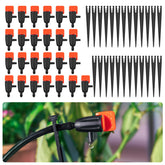 Yulaiyoen garden drippers set shown in packaging highlighting precise irrigation.