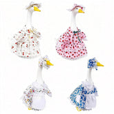 Yumoxuz porch goose outfits with St. Patrick ensemble add festive charm to outdoor space.