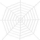 YUNAI spider webs 10.5ft outdoor decor for haunted yard scenes.