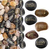 Yuntau memorial stone 1.97-inch deep color — durable keepsake for remembrance ceremonies.