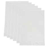 Yuntop six-pcs garden flags blank white for DIY decor and gifting