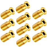 YUNVI brass pool cover anchors screws kit in a 10-pack for durable outdoor use.