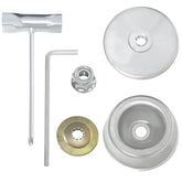 Yutacorex blade adapter thrust plate for secure attachment and smoother trimming