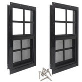 Yuzzy 12x18 shed window with tempered glass for clear visibility and durability.