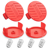 YWTESCH CMZST120SC spool cap 4-pack, compatible with Craftsman trimmers, secures line protection.