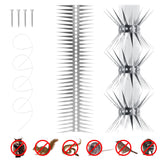 YXYBST Bird Spikes on a stainless steel base deter birds from pipes and ledges.