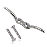 YYST stainless steel 316 flag pole cleat 6 inch, durable outdoor mounting.