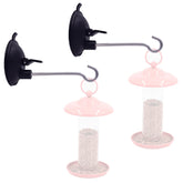 YYST window suction cup hanger on glass holding a bird feeder up to 5 lbs.