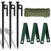 YZDTECH tree stake kit stakes 11.8-inch provide sturdy support for young trees.