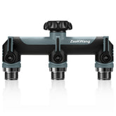 ZaakWang garden hose splitter 3way assembly for multitasking watering tasks