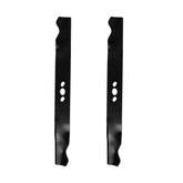 ZALANA 21-inch replacement blade close-up showing durable mulching edge.