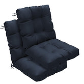 Zanwu Hwyd outdoor chair cushions front view with plush comfort and weather-ready design