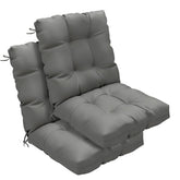 Zanwu Hwyd outdoor chair cushions 2-pack front view, ideal for patio seating