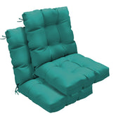 zanwu hwyd outdoor chair cushions lake blue front view for patio dining