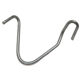 Zareba T-Post wire clips on a metal T-post for fast non-electrified wire attachment.