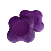 Zealtop yoga knee pad closeup of purple foam texture for cushioned support