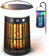 zechuan solar bug zapper outdoor attracts insects at dusk for outdoor pest control