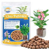 ZeeDix clay pebbles pack shot highlighting lightweight substrate for stable plant anchorage.