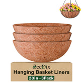 Zeedix coconut liner, 20-inch diameter ready for planter projects and flowers
