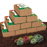 ZeeDix compressed coir brick pack expands into versatile planting substrate for many plants