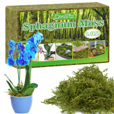 Zeedix Premium Sphagnum Moss bag front close-up showing long fibers for healthy roots
