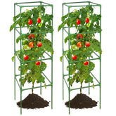 ZeeDix two-pack heavy-duty tomato cages ready for 60-inch support