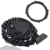 ZeeKee recoil starter assembly close-up for Briggs & Stratton 140cc engines enhances starting reliability.