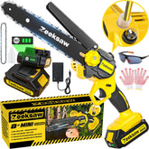 Zeeksaw mini chainsaw with oiling system enabling smooth lubricated cuts