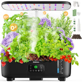 Zekeson misting hydroponic system 15-pods enables fast, nutrient-rich indoor herb growth