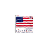 ZEKVY American Flag 3x5 outdoor detail with vivid color and durable stitching