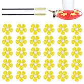 Zelpont replacement flowers fit plastic feeders securely for hummingbirds.