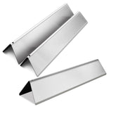 Zemibi flavorizer bar replacement for Weber Spirit front view, durable heat shields for even grilling