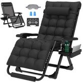 ZENPETIO 29In XL Zero Gravity Chair by the pool for poolside relaxation