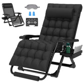 ZENPETIO oversized zero gravity chair outdoors with spacious seating for patio lounging