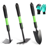 Zenrok garden tool set gloves for comfortable weeding and potting