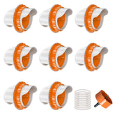 ZenxyHoC 8-port DIY chicken feeder overview reduces waste and spills.