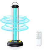 ZETAWALE UV Light Sanitizer with remote control enables convenient home disinfection.