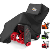 Zettum snow blower cover with universal fit diagonal 70 inches protects from sun and snow.