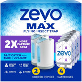 ZEVO MAX bug catcher base setup for convenient indoor use