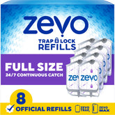 ZEVO refill packaging view for easy replacement and sustained pest control.