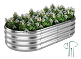 ZFHgarden raised garden bed 4x2x1ft for versatile vegetable and flower growing