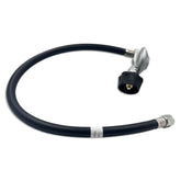 ZGTools S85001 regulator and hose connected to a Napoleon LEX grill for reliable gas flow