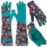 Zhamate thorn proof gardening gloves for women with long design protecting forearms during pruning